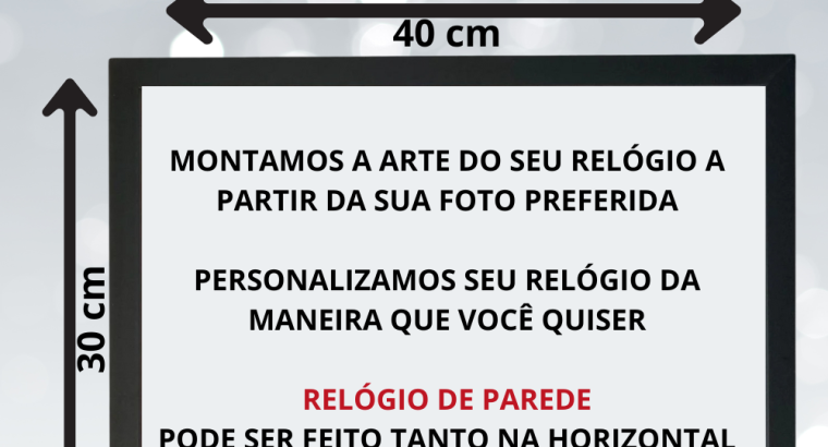 Relógio Personalizado